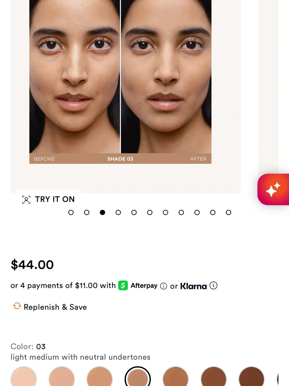 laura mercier Cream Foundation Compact — Warm Beige/Tan